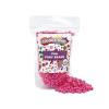 Colorations Pink Pony Beads, 1/2 lb. Approx. 800 Pcs in Resealable Stand-Up Storage, Accent Beads, Hair Accessory, Slime, Stringing, Learn, Teachers, Kids, Creative, Arts & Crafts (Item # SPONYPI)