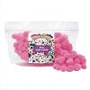 Colorations Pink Super Fluffy Soft Acrylic Single Color Pom Poms, Set of 100, 3 Sizes, Resealable Bag, for Kids, Arts & Crafts, DIY Crafts, Hobby Supplies, Creative Craft DIY Material, Quality