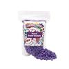 Colorations Purple Pony Beads, 1/2 lb. Approx. 800 Pcs in Resealable Stand-Up Storage, Accent Beads, Hair Accessory, Slime, Stringing, Learn, Teachers, Kids, Creative, Arts & Crafts (Item # SPONYPU)