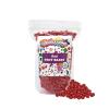 Colorations Red Pony Beads, 1/2 lb. Approx. 800 Pcs 800 Pcs in Resealable Stand-Up for Storage, Accent Beads, Hair Accessory, Slime, Stringing, Learn, Teachers, Kids, Arts & Crafts