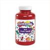 Colorations Colorful Vibrant Sand 22 oz Jar for Arts and Crafts & Play Activity, White (CSWH)(Red)