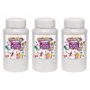 Colorations Extra-Safe Plastic White Glitter, 3 lbs, Each Jar 1 lb, 3 Easy Dispensing Shaker Jars, Great for Arts & Crafts, Decorating, Slime, Holiday Party, Weddings, Scrapbooking, Non Toxic Glitter