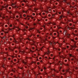 Colorations Red Pony Beads, 1/2 lb. Approx. 800 Pcs 800 Pcs in Resealable Stand-Up for Storage, Accent Beads, Hair Accessory, Slime, Stringing, Learn, Teachers, Kids, Arts & Crafts