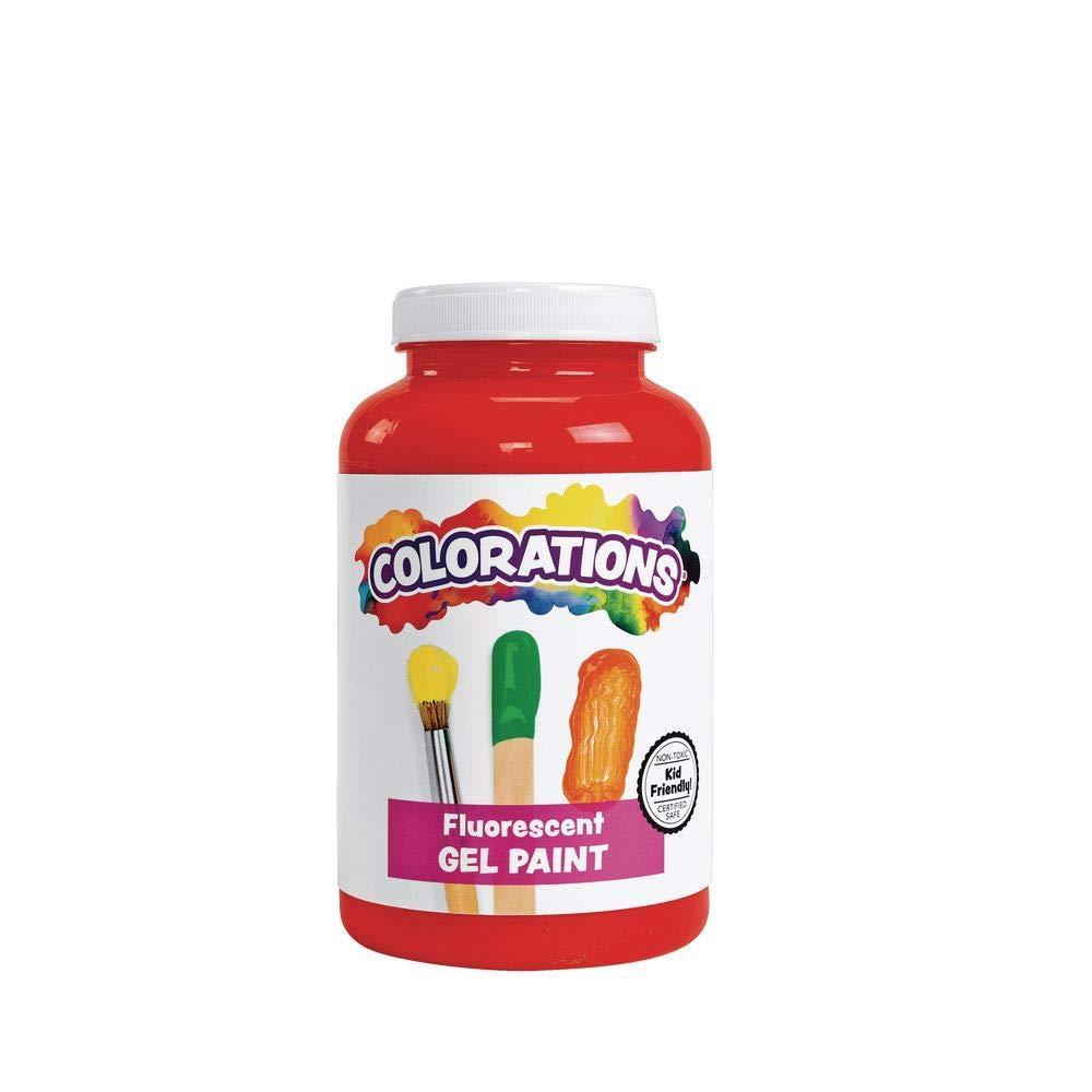 image:imageColorations Gel Paint Fluorescent Purple 16 oz Item CFLPURed