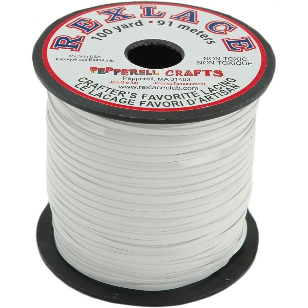 image:imagePepperell Rexlace Plastic Lacing 0938 X100yd White RX10001White