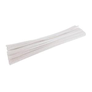 Colorations White Chenille Stem Pipe Cleaners, Pack of 100, Arts & Crafts, Decorating, STEM, Single Color, Activities for Kids, Crafting, Straw Cleaner, DIY