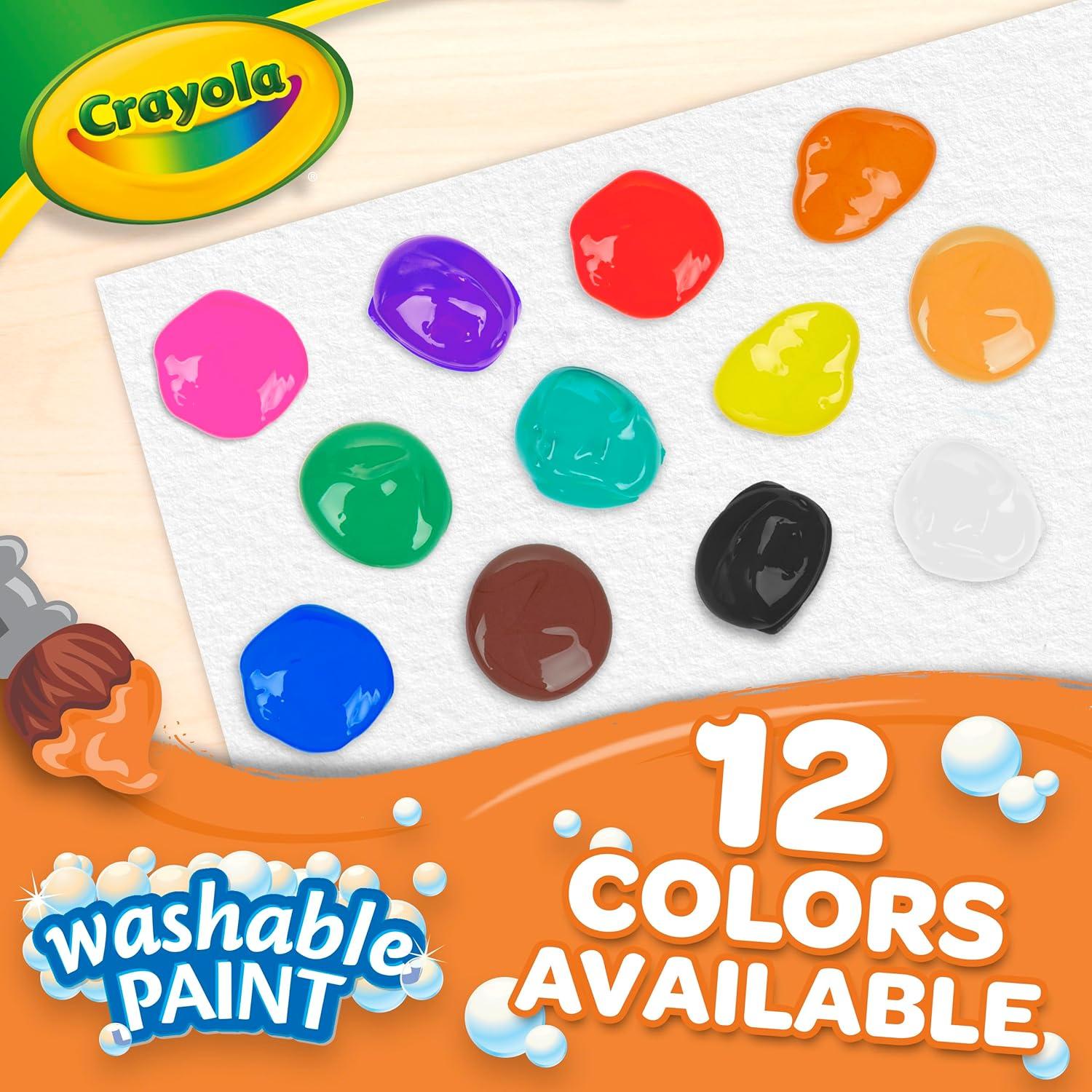 image:imageCrayola Washable Paint for Kids Green 1 Gallon Kids Arts and Crafts Supplies Non Toxic BulkBlack