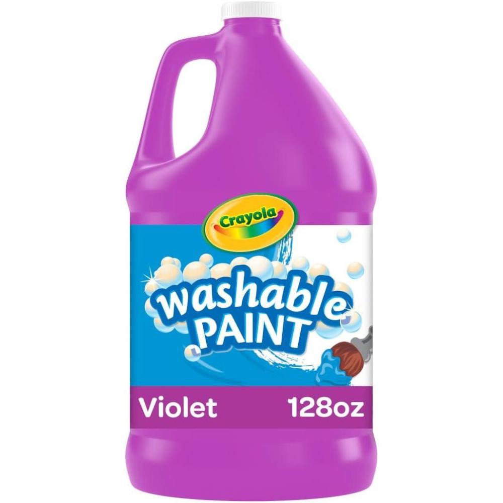 image:imageCrayola Washable Paint for Kids Green 1 Gallon Kids Arts and Crafts Supplies Non Toxic BulkViolet