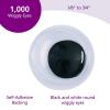Colorations EYE2EYE Self-Adhesive Wiggly Eyes (Pack of 1000)