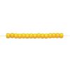 Colorations Yellow Pony Beads, 1/2 lb. Approx. 800 Pcs in Resealable Stand-Up Storage, Accent Beads, Hair Accessory, Slime, Stringing, Learn, Teachers, Kids, Arts & Crafts