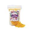 Colorations Yellow Pony Beads, 1/2 lb. Approx. 800 Pcs in Resealable Stand-Up Storage, Accent Beads, Hair Accessory, Slime, Stringing, Learn, Teachers, Kids, Arts & Crafts