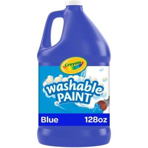 Crayola Washable Paint for Kids – Green (1 Gallon), Kids Arts and Crafts Supplies, Non Toxic, Bulk(Blue)