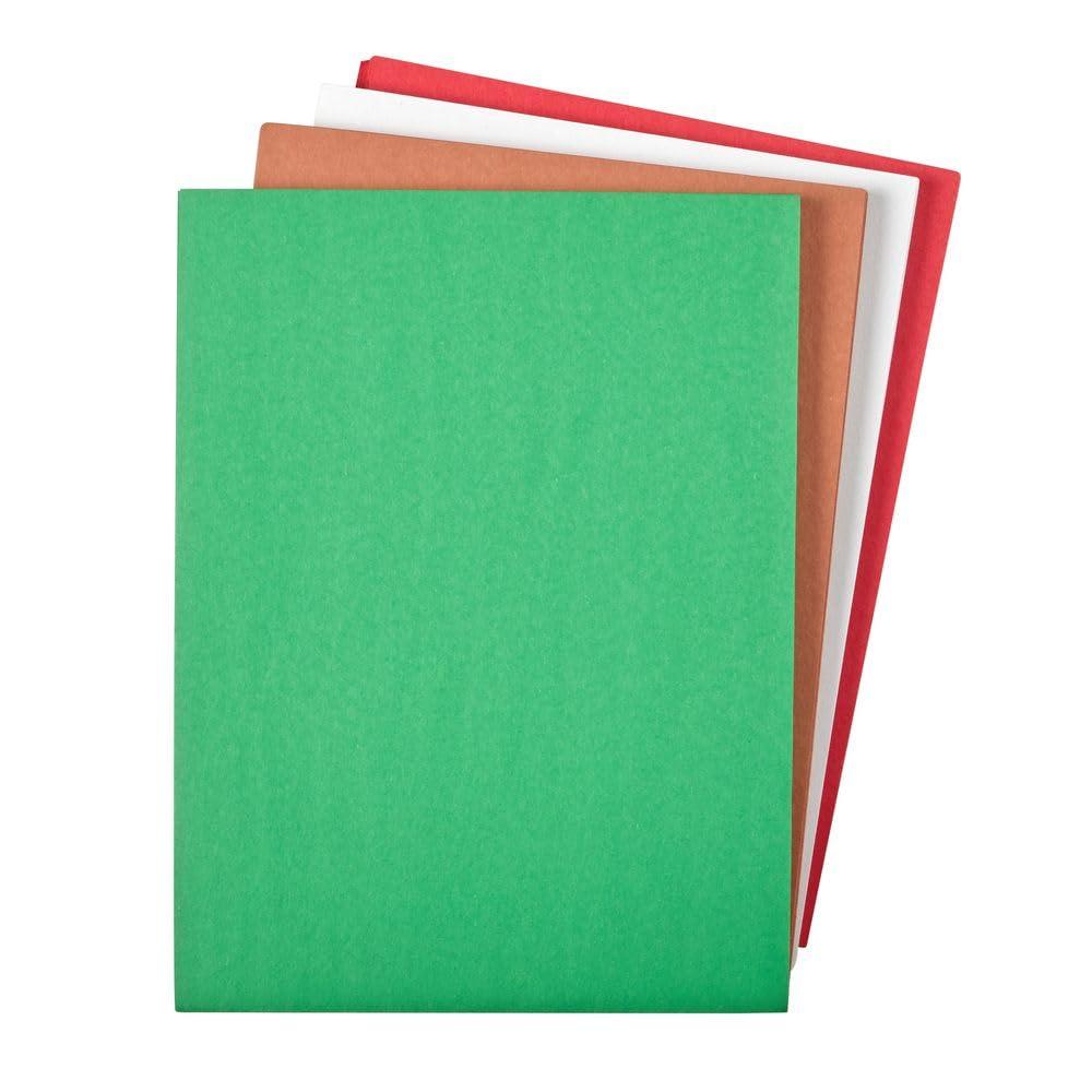 image:imageColorations 9 x 12 Mediumweight Holiday Colors Construction Paper Pack 200 Sheets Arts and Crafts School Supplies Drawing Coloring Painting 3D Art Paper
