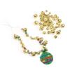 Colorations® Gold Jingle Bells, 150 Pieces, Hole for threading, Great for Crafts and so much fun for Holidays, Christmas, Costumes, Make necklace, bracelets or glue to sticks