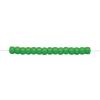 Colorations Green Pony Beads, 1/2 lb. Approx. 800 Pcs in Resealable Stand-Up Storage, Accent Beads, Hair Accessory, Slime, Stringing, Learn, Teachers, Kids, Creative, Arts & Crafts
