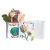Colorations Decorate Your Own Shopping Tote, Set of 12 – DIY Craft Kit for Kids, Includes 12 White Fabric Tote Bags, Ready to Personalize – Makes a Great Gift Idea