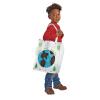 Colorations Decorate Your Own Shopping Tote, Set of 12 – DIY Craft Kit for Kids, Includes 12 White Fabric Tote Bags, Ready to Personalize – Makes a Great Gift Idea