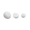 Colorations White Super Fluffy Soft Acrylic Single Color Pom Poms, Set of 100, 3 Sizes, Resealable Bag, for Kids, Arts & Crafts, DIY Crafts, Hobby Supplies, Creative Craft DIY Material, Quality