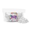 Colorations White Super Fluffy Soft Acrylic Single Color Pom Poms, Set of 100, 3 Sizes, Resealable Bag, for Kids, Arts & Crafts, DIY Crafts, Hobby Supplies, Creative Craft DIY Material, Quality