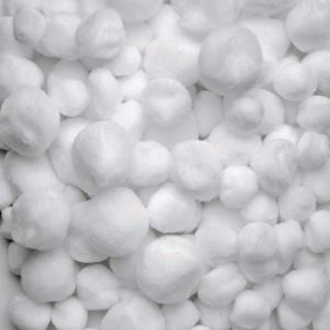Colorations White Super Fluffy Soft Acrylic Single Color Pom Poms, Set of 100, 3 Sizes, Resealable Bag, for Kids, Arts & Crafts, DIY Crafts, Hobby Supplies, Creative Craft DIY Material, Quality