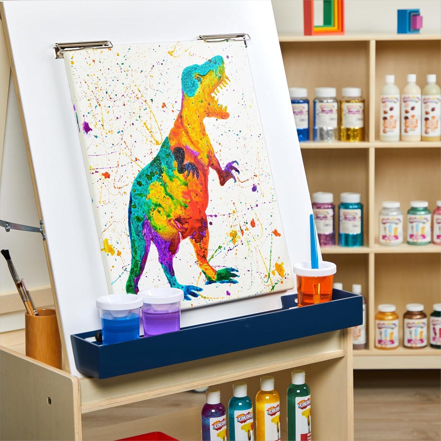 image:imageColorations Liquid Glitter Watercolor Paint 8 fl oz Yellow NonToxic Painting Kids Craft Hobby Fun Water Color Posters Cool effects Versatile Gift GLWCYE