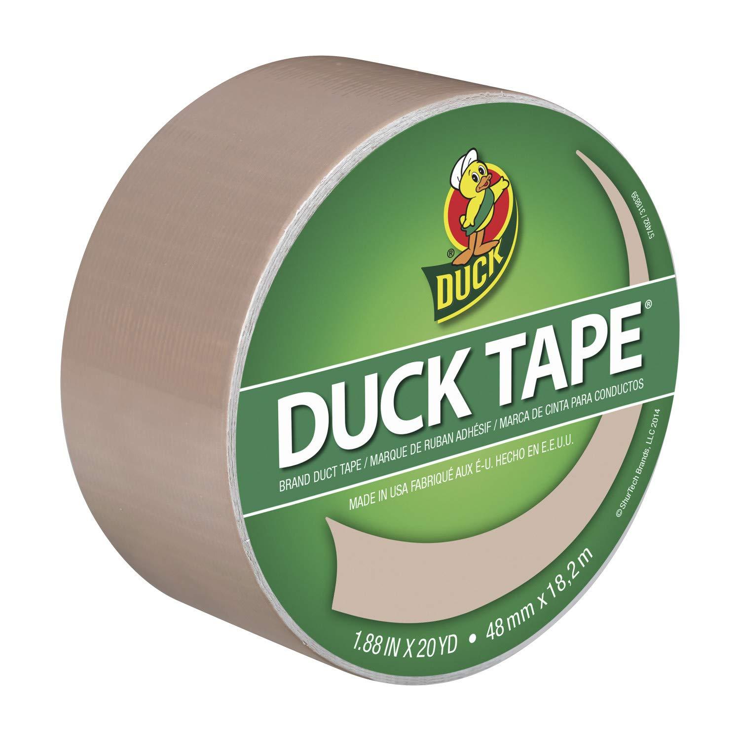 image:imageDuck Brand 1265013 Color Duct Tape Single Roll BlackBeige