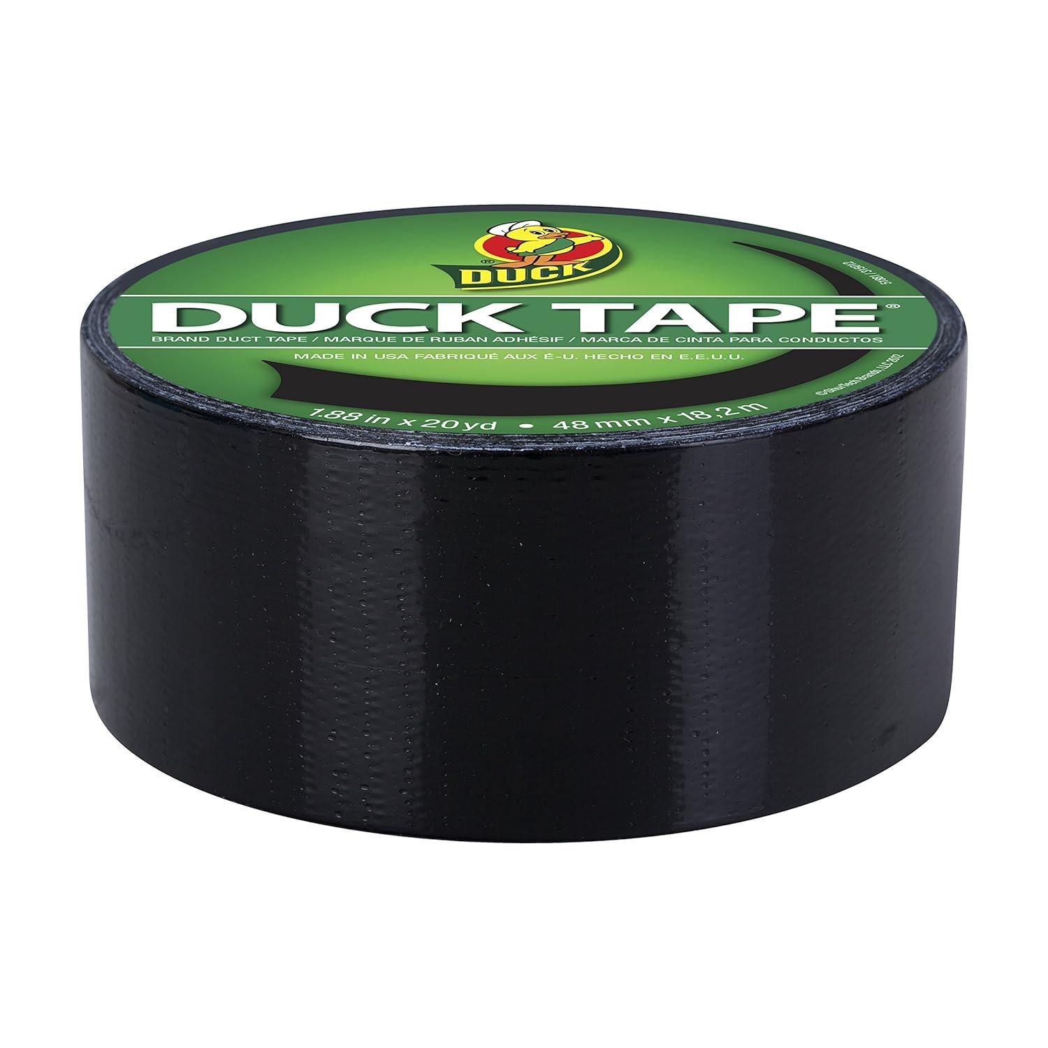 image:imageDuck Brand 1265013 Color Duct Tape Single Roll BlackBlack