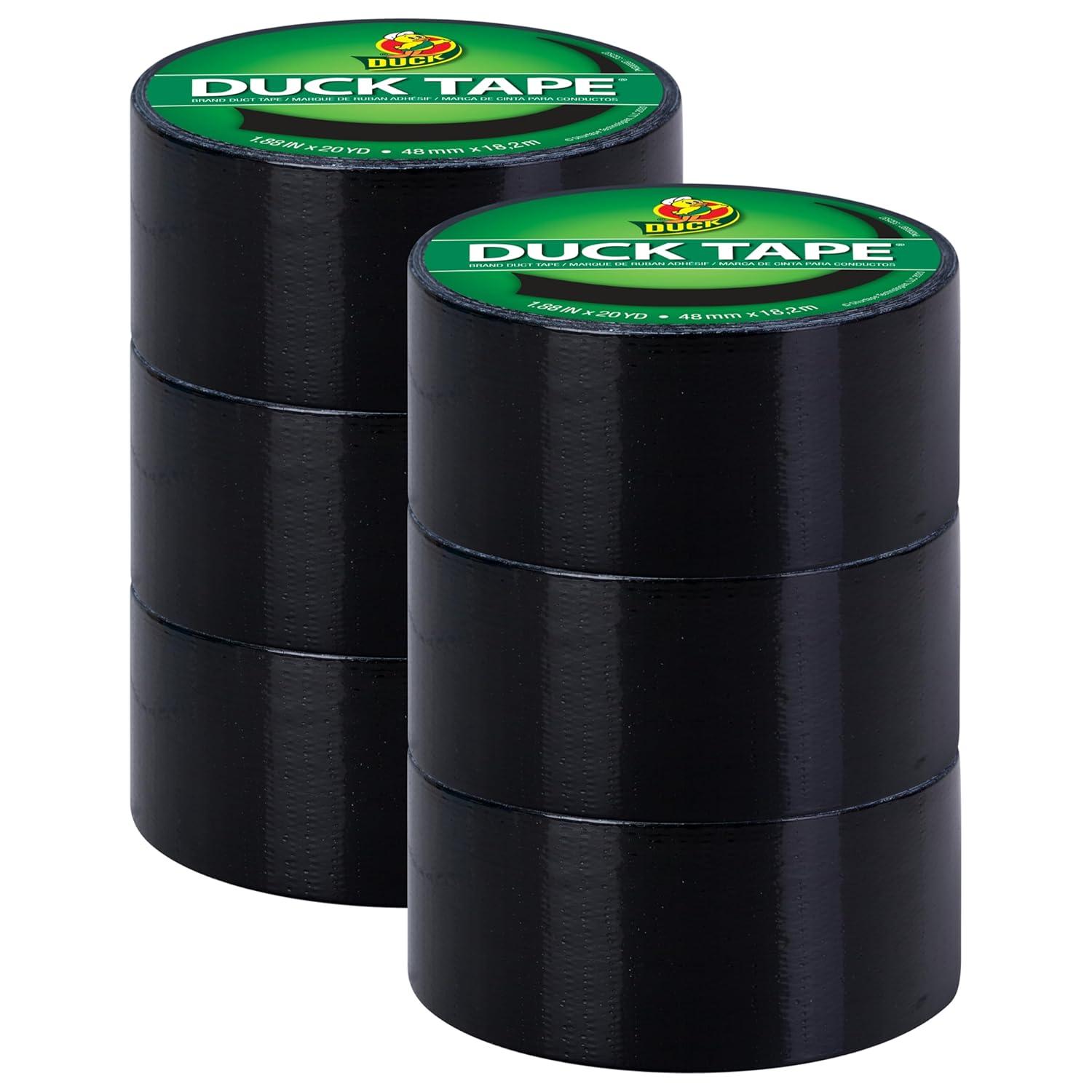 image:imageDuck Brand 1265013 Color Duct Tape Single Roll BlackBlack