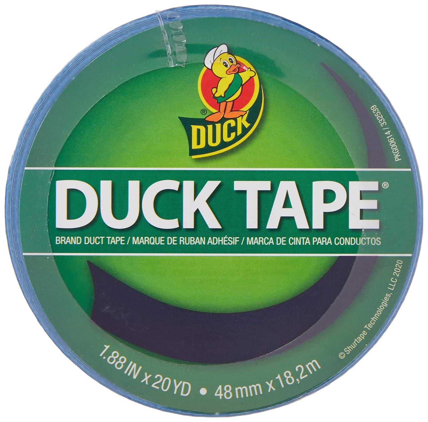 image:imageDuck Brand 1265013 Color Duct Tape Single Roll BlackBlue