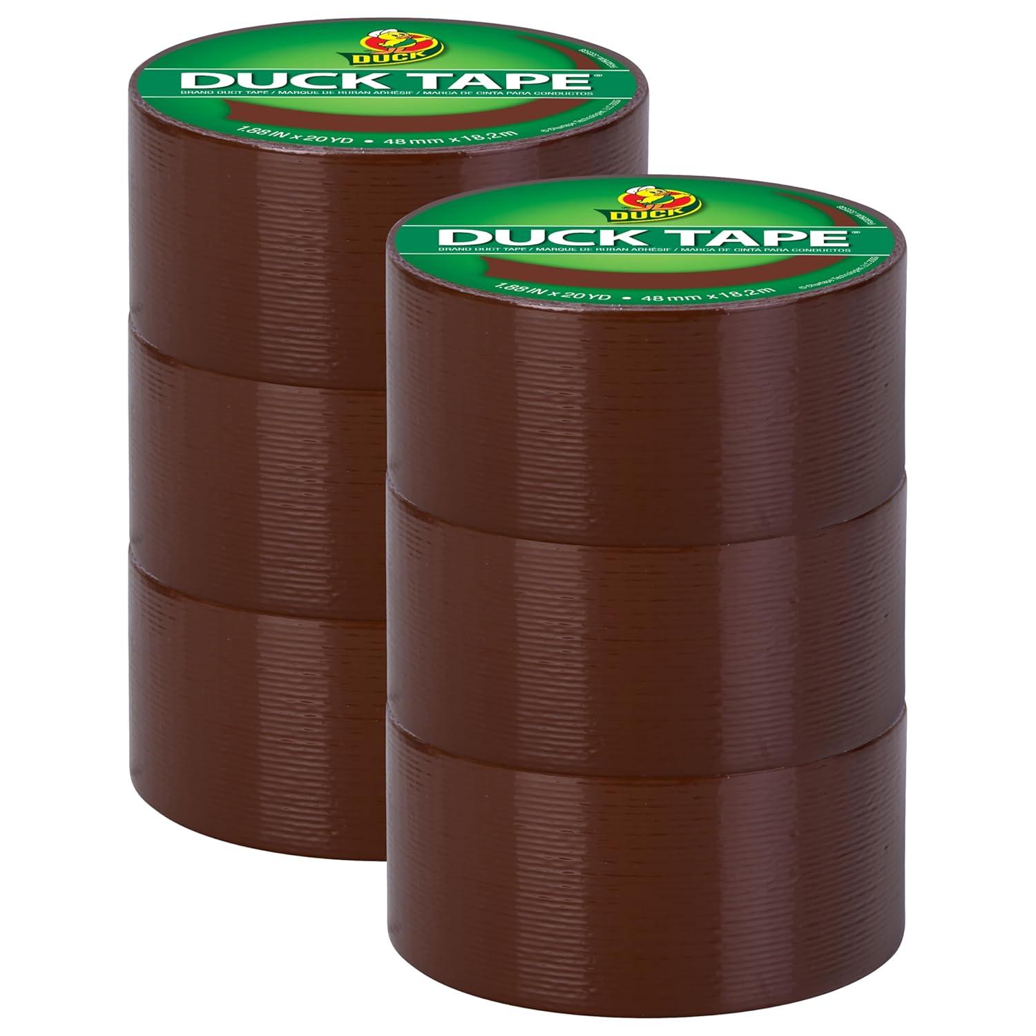 image:imageDuck Brand 1265013 Color Duct Tape Single Roll BlackBrown