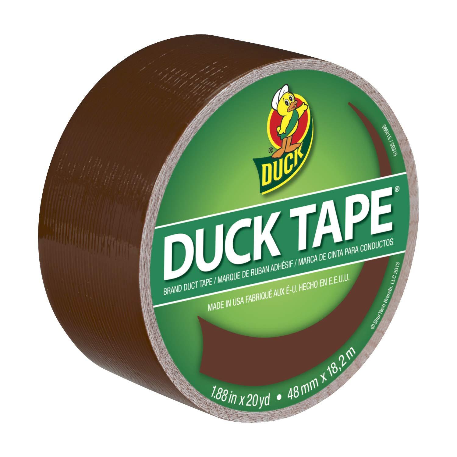 image:imageDuck Brand 1265013 Color Duct Tape Single Roll BlackBrown