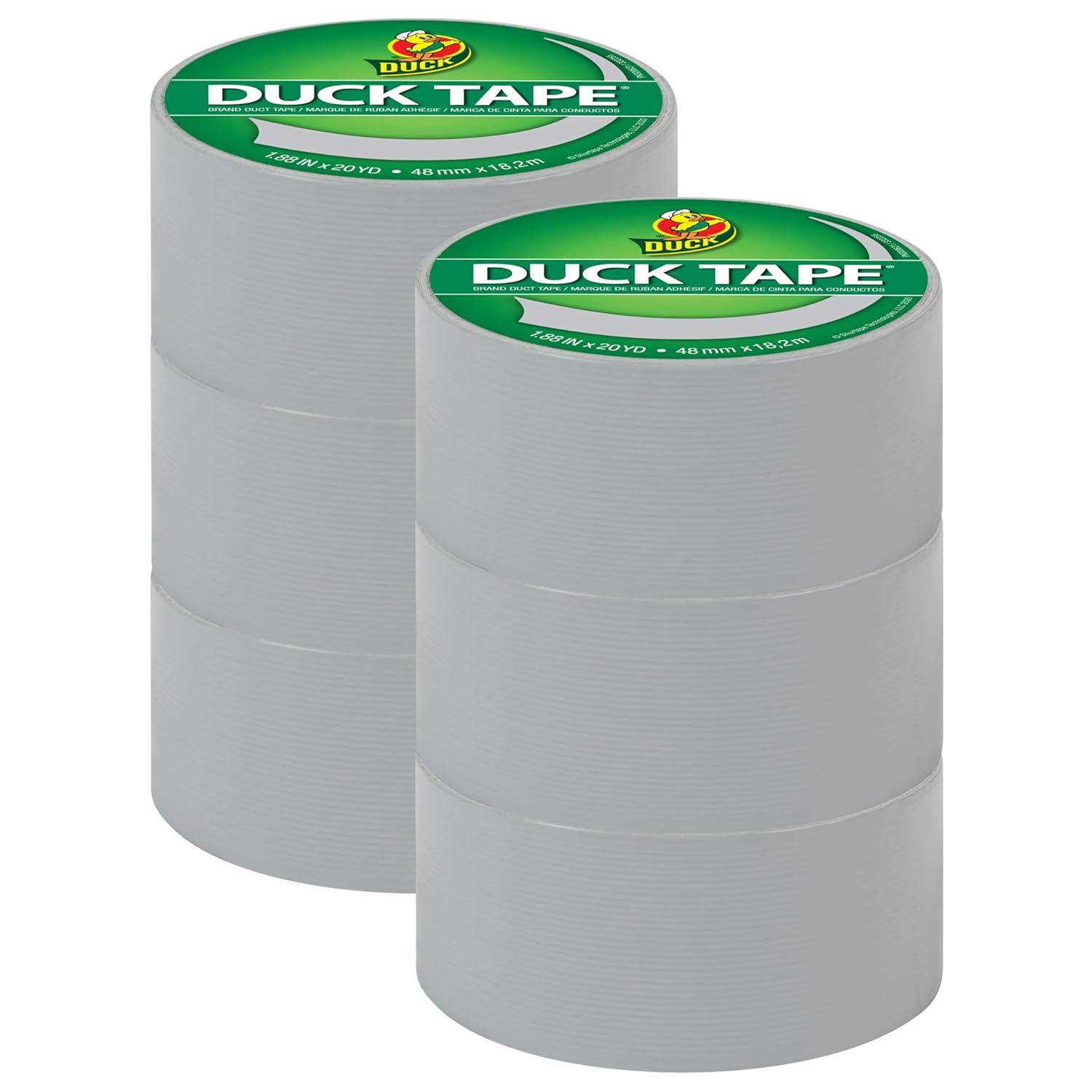image:imageDuck Brand 1265013 Color Duct Tape Single Roll BlackDove Grey