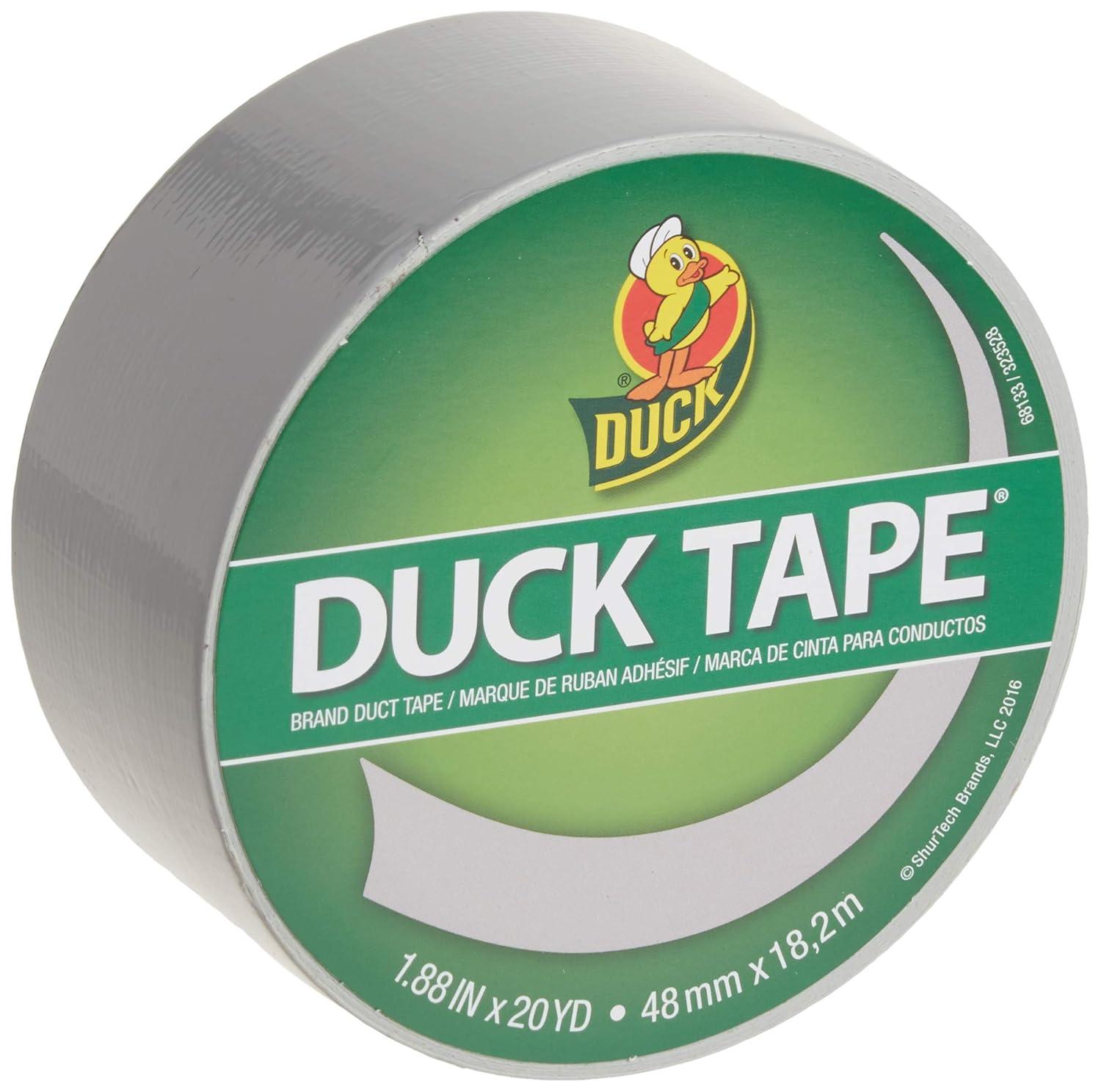 image:imageDuck Brand 1265013 Color Duct Tape Single Roll BlackDove Grey