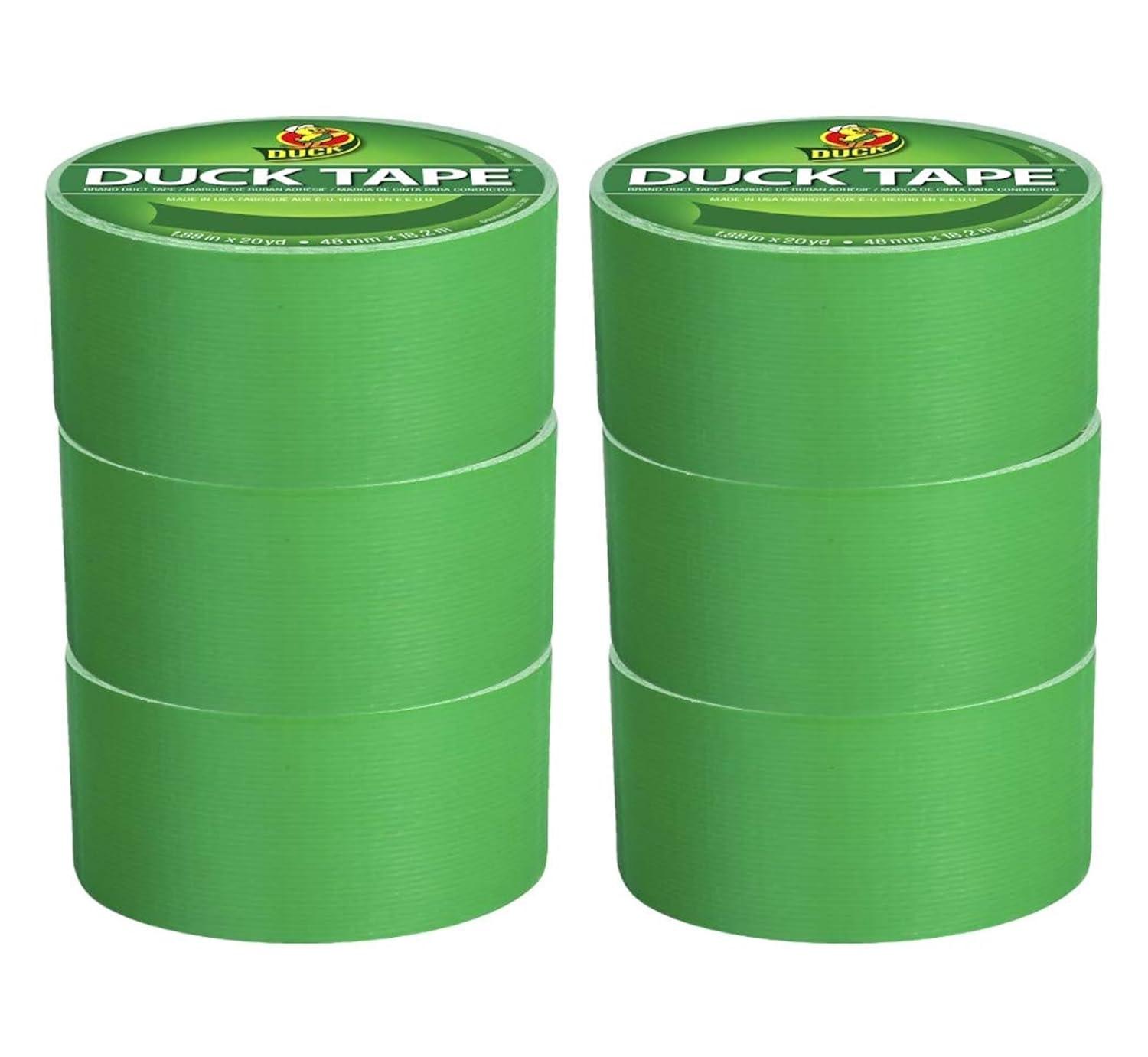 image:imageDuck Brand 1265013 Color Duct Tape Single Roll BlackGreen