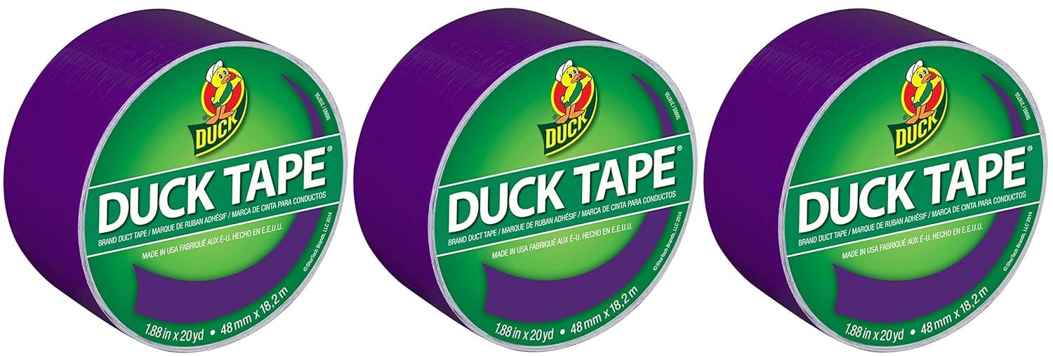 image:imageDuck Brand 1265013 Color Duct Tape Single Roll BlackPurple