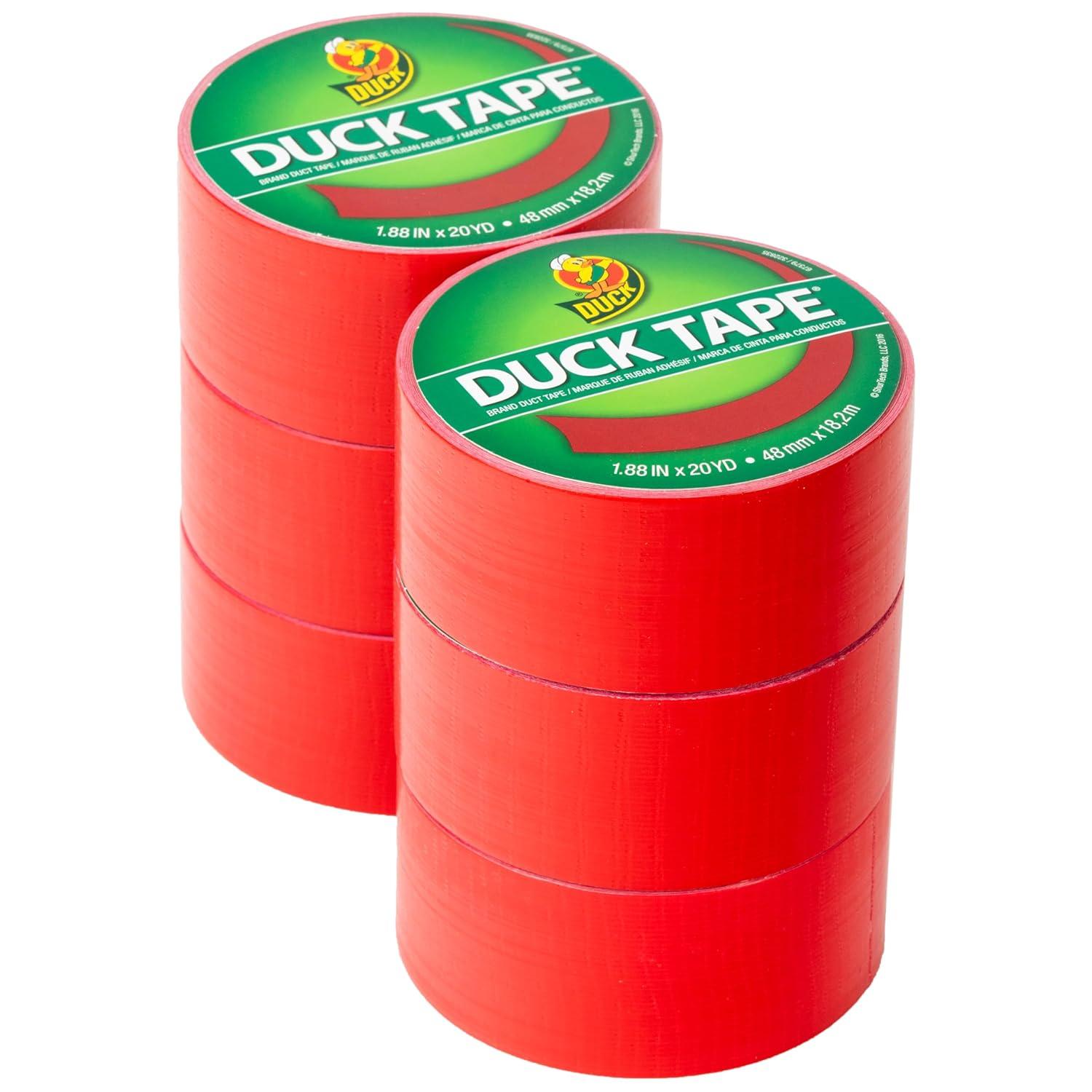 image:imageDuck Brand 1265013 Color Duct Tape Single Roll BlackRed