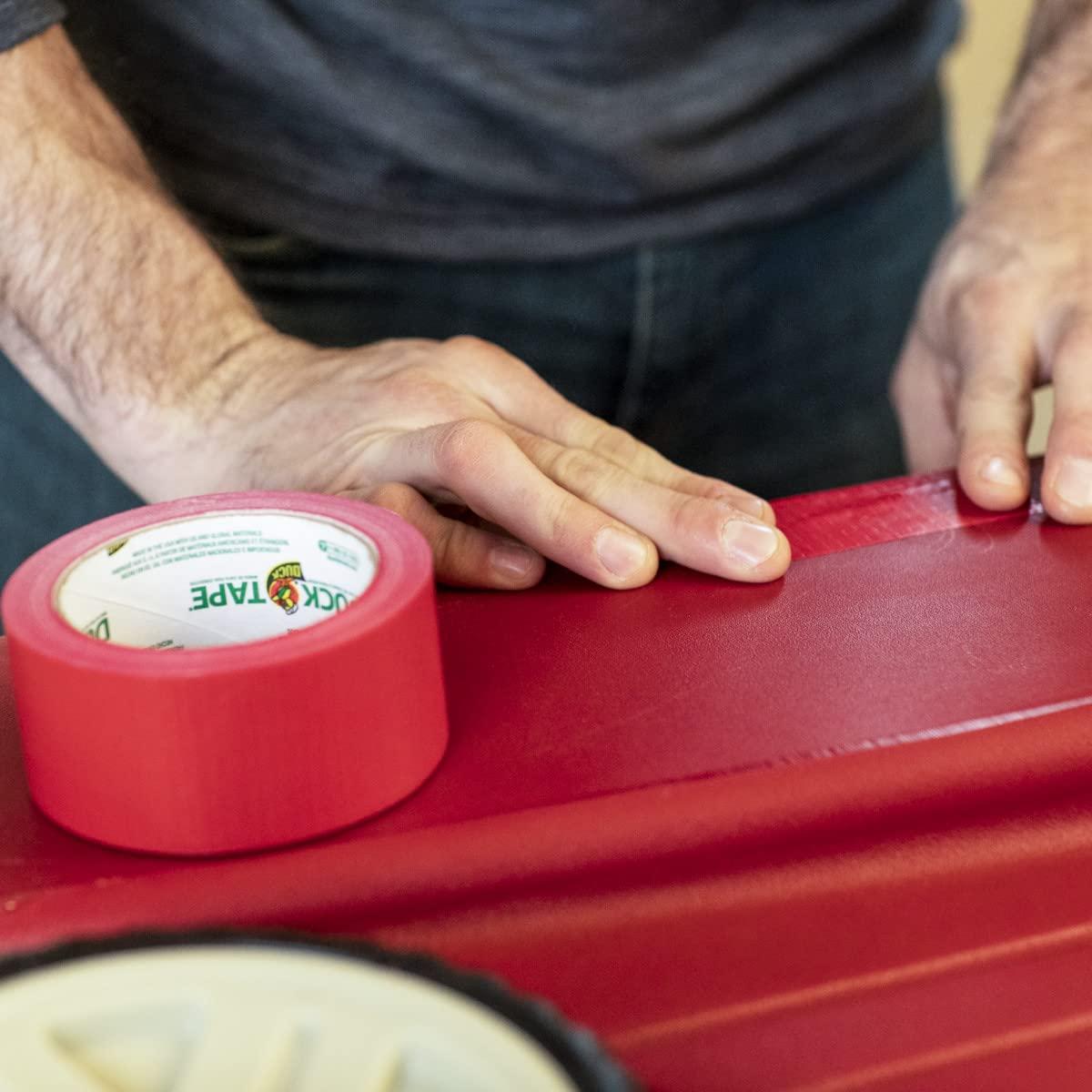 image:imageDuck Brand 1265013 Color Duct Tape Single Roll BlackRed