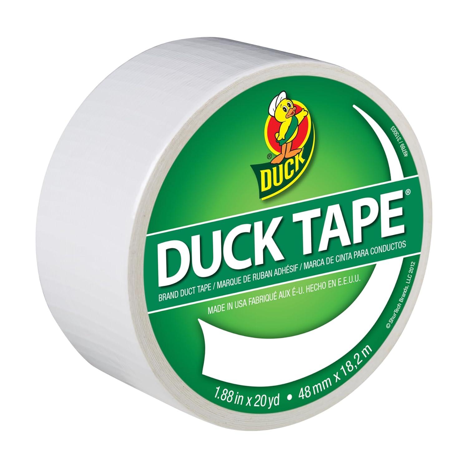 image:imageDuck Brand 1265013 Color Duct Tape Single Roll BlackWhite