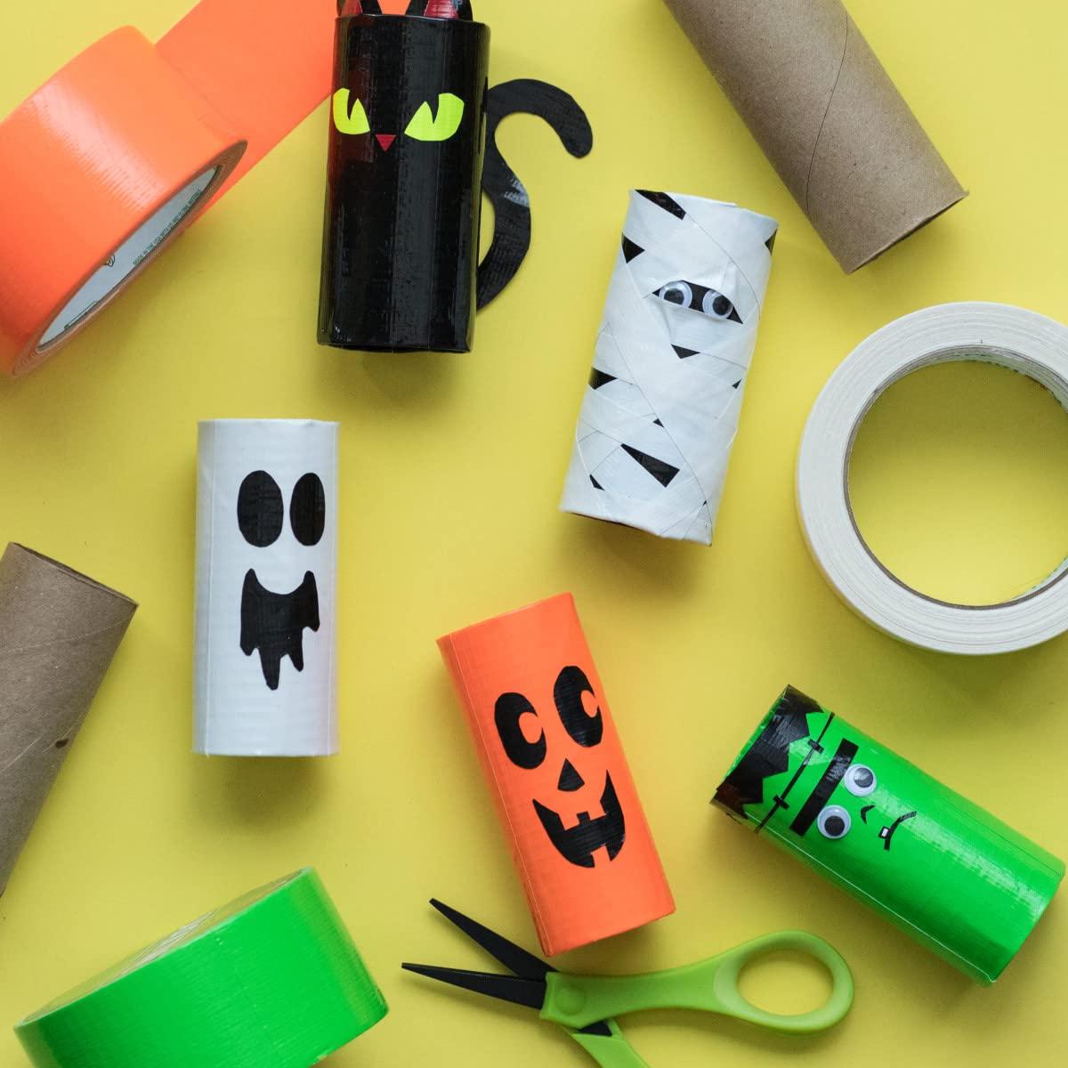 image:imageDuck Brand 1265013 Color Duct Tape Single Roll BlackWhite