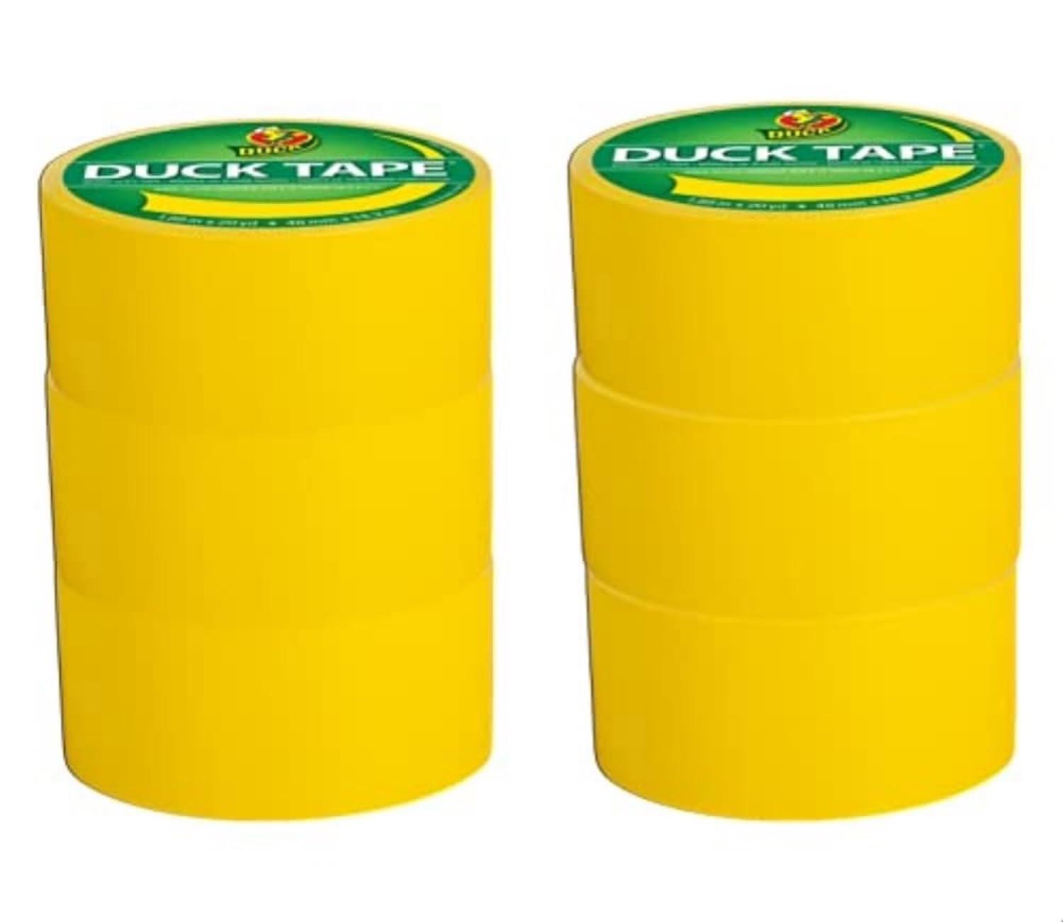 image:imageDuck Brand 1265013 Color Duct Tape Single Roll BlackYellow
