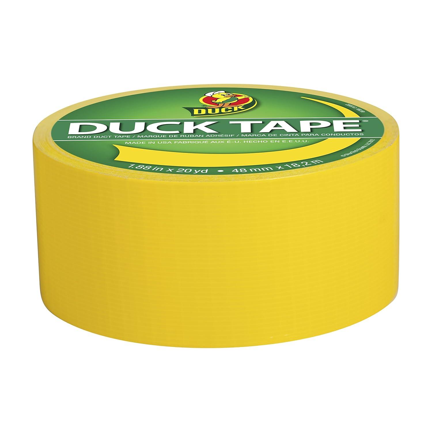 image:imageDuck Brand 1265013 Color Duct Tape Single Roll BlackYellow