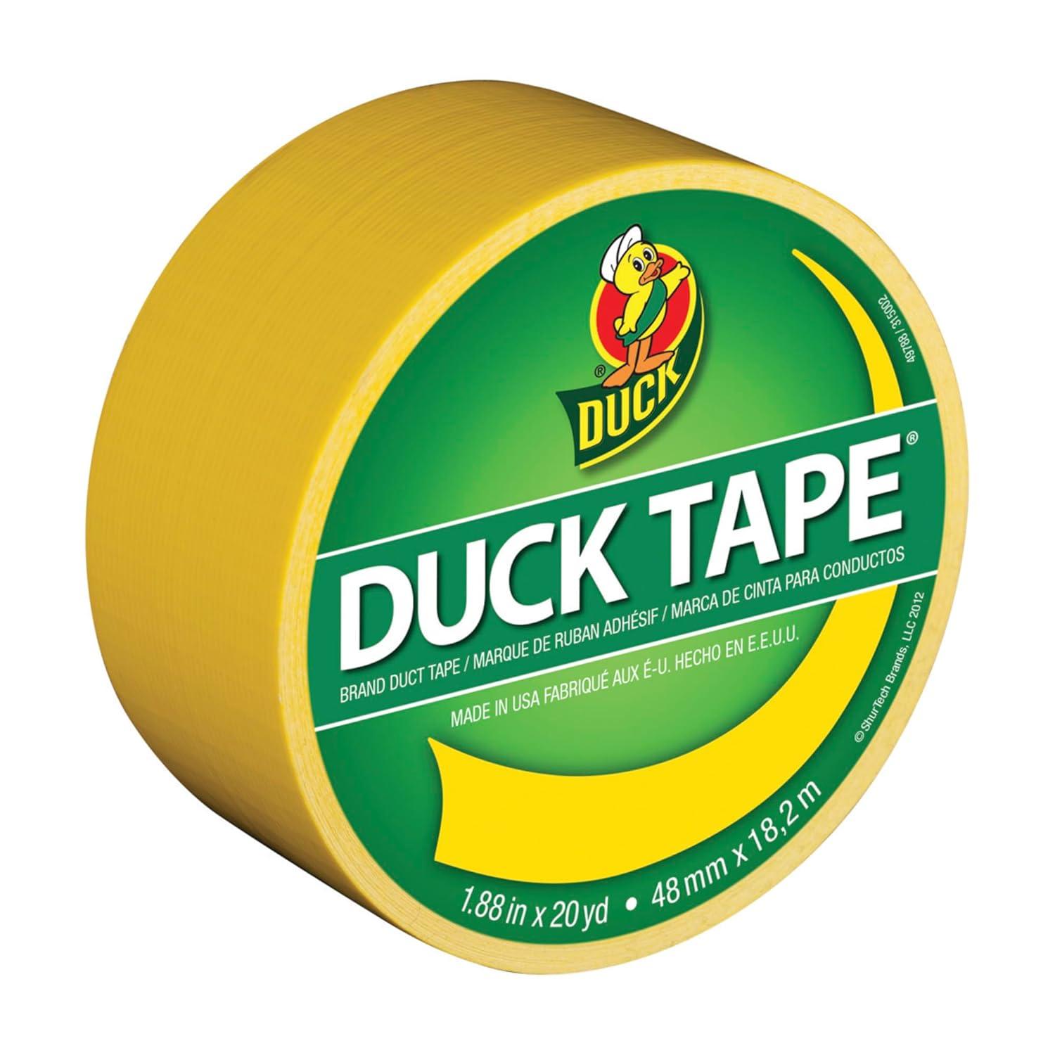 image:imageDuck Brand 1265013 Color Duct Tape Single Roll BlackYellow