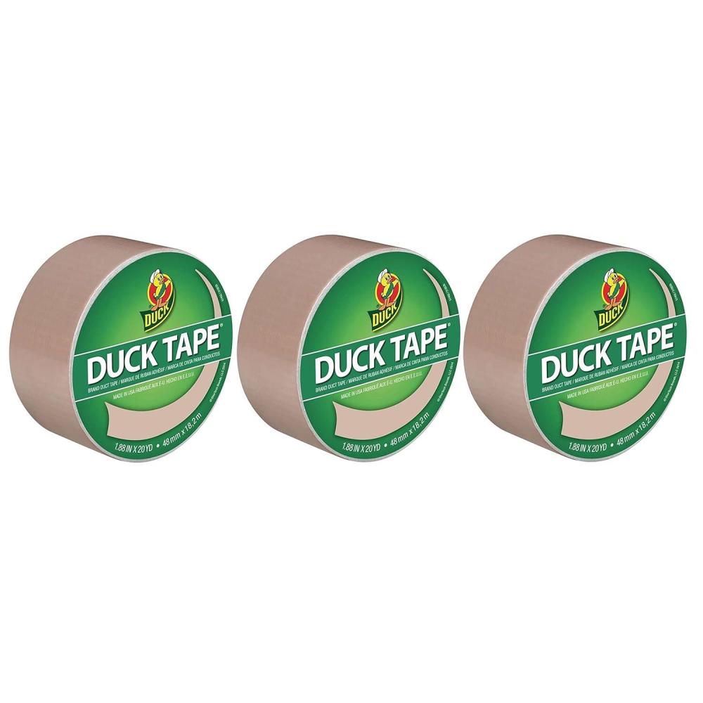 image:imageDuck Brand 1265013 Color Duct Tape Single Roll BlackBeige