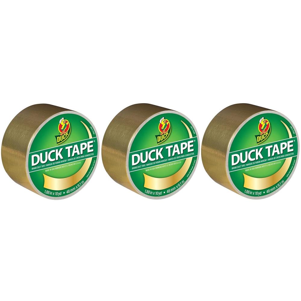 image:imageDuck Brand 1265013 Color Duct Tape Single Roll BlackMetallic Gold