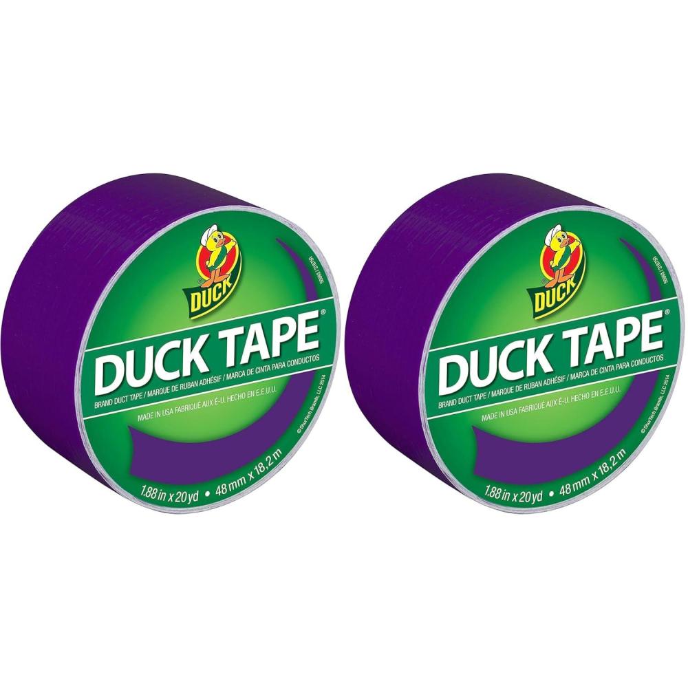 image:imageDuck Brand 1265013 Color Duct Tape Single Roll BlackPurple