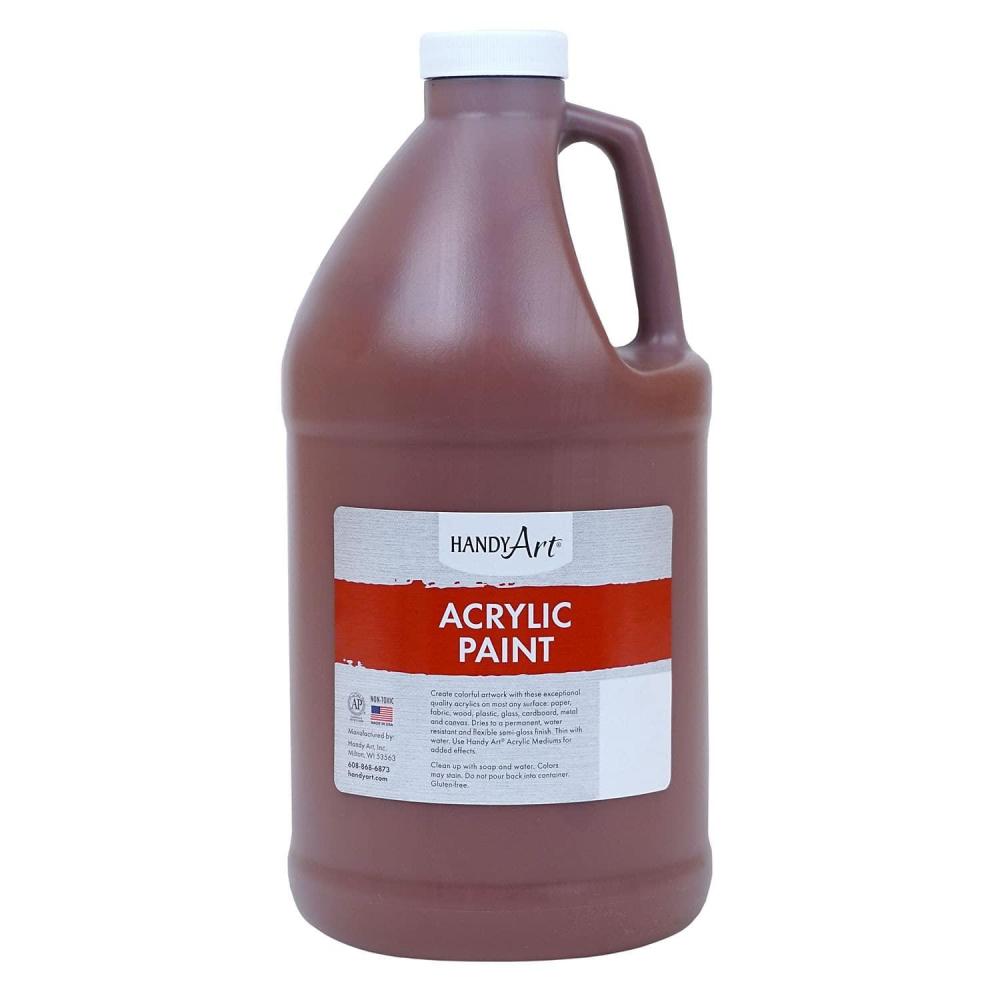 image:imageHandy Art Acrylic Paint Half Gallon Burnt Sienna