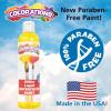 Colorations Liquid Glitter Watercolor Paint, 8 fl oz, Yellow, Non-Toxic, Painting, Kids, Craft, Hobby, Fun, Water Color, Posters, Cool effects, Versatile, Gift (GLWCYE)
