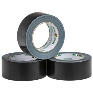 Duck Brand 1265013 Color Duct Tape, Single Roll, Black(Black)