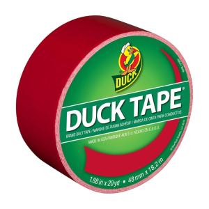 Duck Brand 1265013 Color Duct Tape, Single Roll, Black(Multicolor)