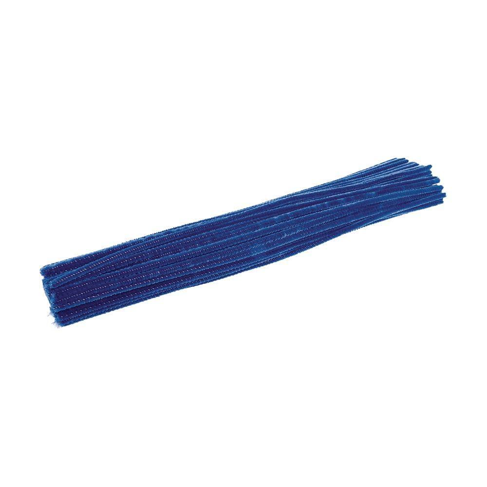 image:imageColorations Blue Chenille Stem Pipe Cleaners Pack of 100 Arts amp Crafts Decorating STEM Single Color Activities for Kids Crafting Straw Cleaner DIY IPCBL